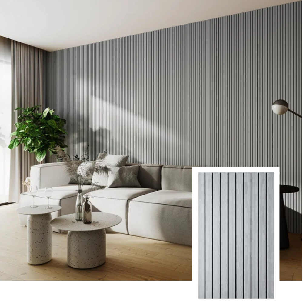 Zenord™ Premium Acoustic Slat Panel — Natural Oak