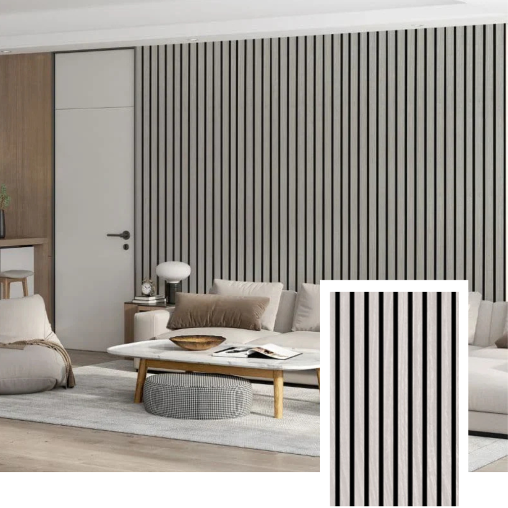 Zenord™ Premium Acoustic Slat Panel — Natural Oak