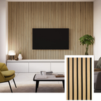 Zenord™ Premium Acoustic Slat Panel — Natural Oak
