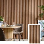 Zenord™ Premium Acoustic Slat Panel — Natural Oak